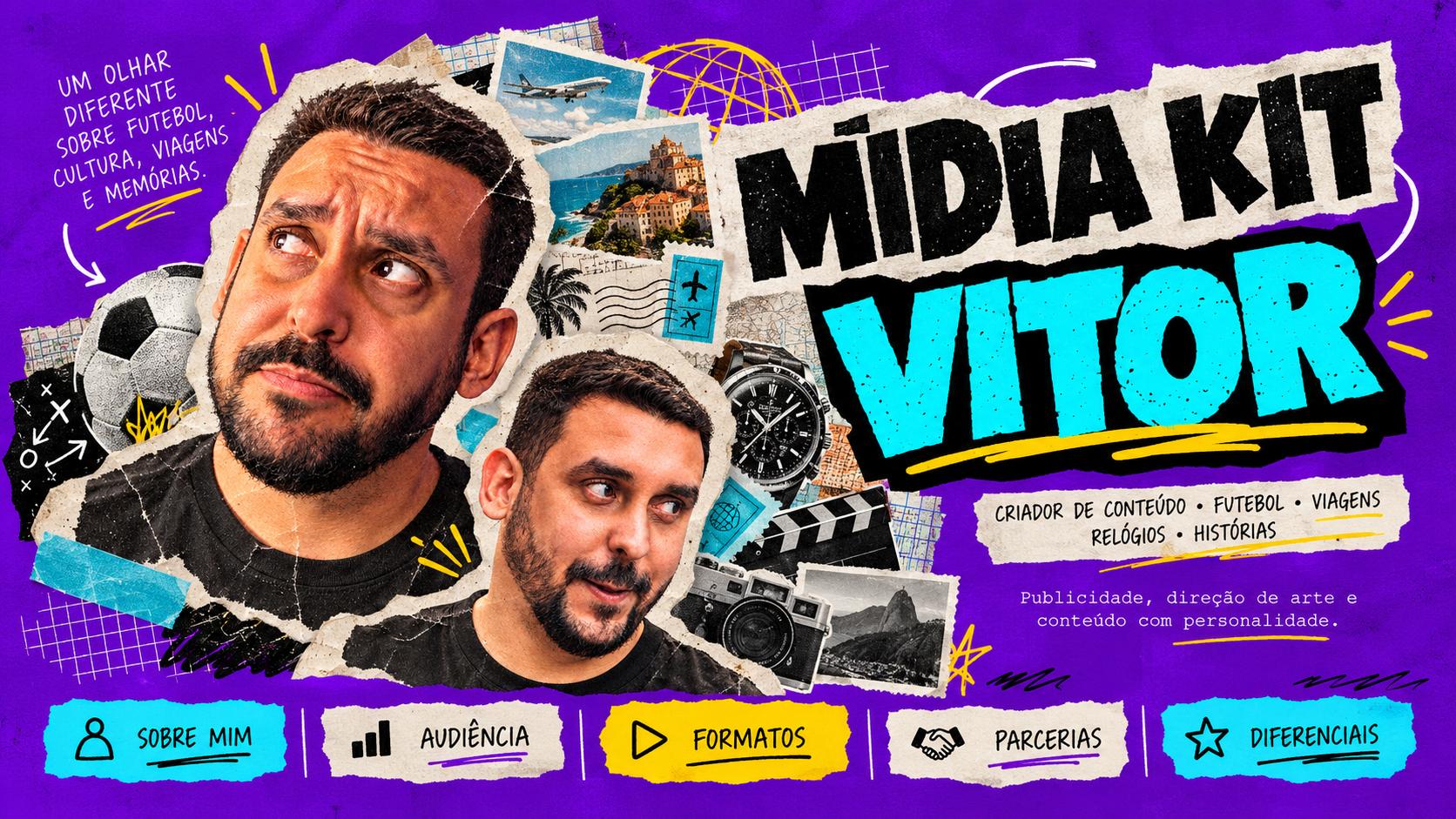 Página do mídia kit